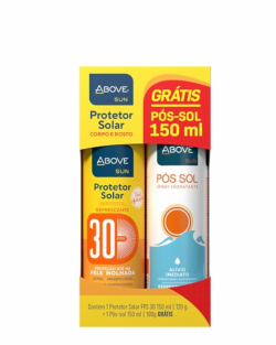 KIT ABOVE PROTETOR SOLAR FPS 30 150ML+GRATIS POS SOL 150ML