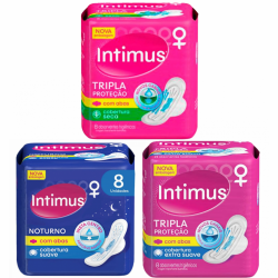 INTIMUS ABSORVENTE COM 8 UNID.