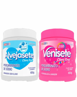 PERCARBONATO DE SODIO ROUPAS BRANCAS E COLORIDAS 450G QUIMISETE CX /6UN 