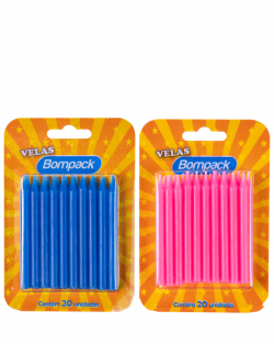 BOMPACK VELA PALITO C/20 UN 