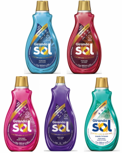 GIRANDO SOL LIMPADOR PERFUMADO 500ML CX C/12UN