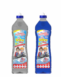 BRILHO CLEAN LIMPA ALUMINIO QUIMISETE 500ML CX C/12UN