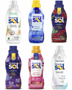 GIRANDO SOL AMACIANTE CONCENTRADO 500 ML CX C/12UN