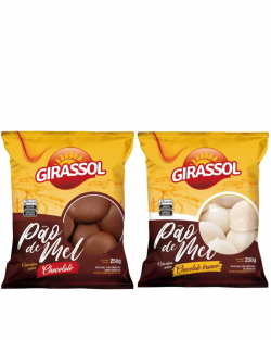 GIRASSOL PAO DE MEL C/ COBERTURA DE CHOCOLATE 250G 