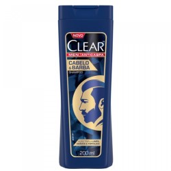 CLEAR SH MEN CABELO E BARBA 200ML