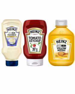 HEINZ MAIONESE / KETCHUP / MOSTARDA