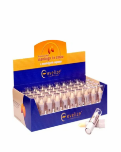 EVELIZE MANTEIGA DE CACAU BASTÃO COM 50 UNID.