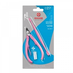 MULDIAL KIT ALICATE DE CUTICULA+ESPATULA