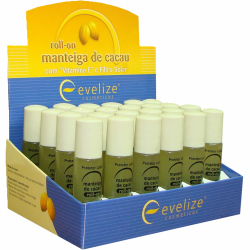 EVELIZE MANTEIGA DE CACAU ROLLON COM 24 UNID.