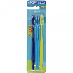 DENTAL CLEAR ESCOVA DENTAL COM 3 UNID.