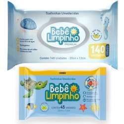 BEBE LIMPINHO TOALHA UMEDECIDA