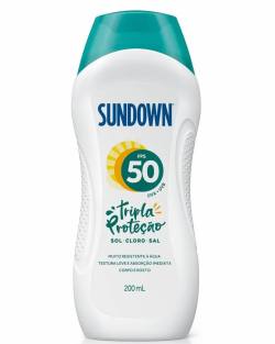 SUNDOWN PROTETOR SOLAR FPS 50 - 100/200ML