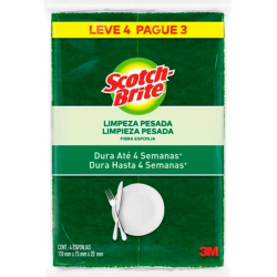 SCOTCH-BRITE ESPONJA COM 4 UNID.