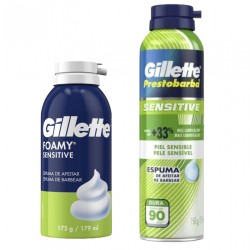 GILLETTE ESPUMA DE BARBEAR 